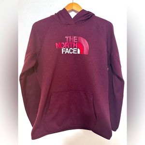 EUC - The North Face Burgundy Women Hoodie
